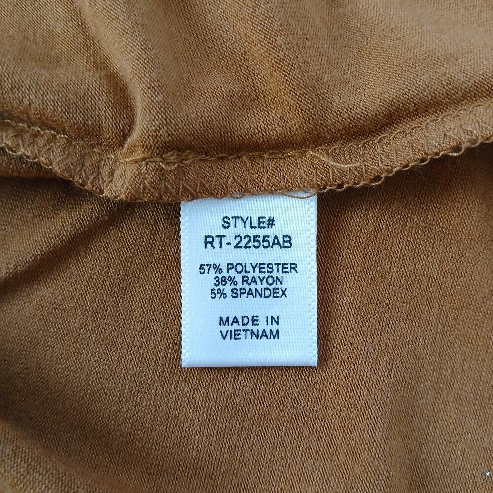 Medium Zenana Leopard Print Pocket Tank Top in Almond Orange - Picture 8 of 13
